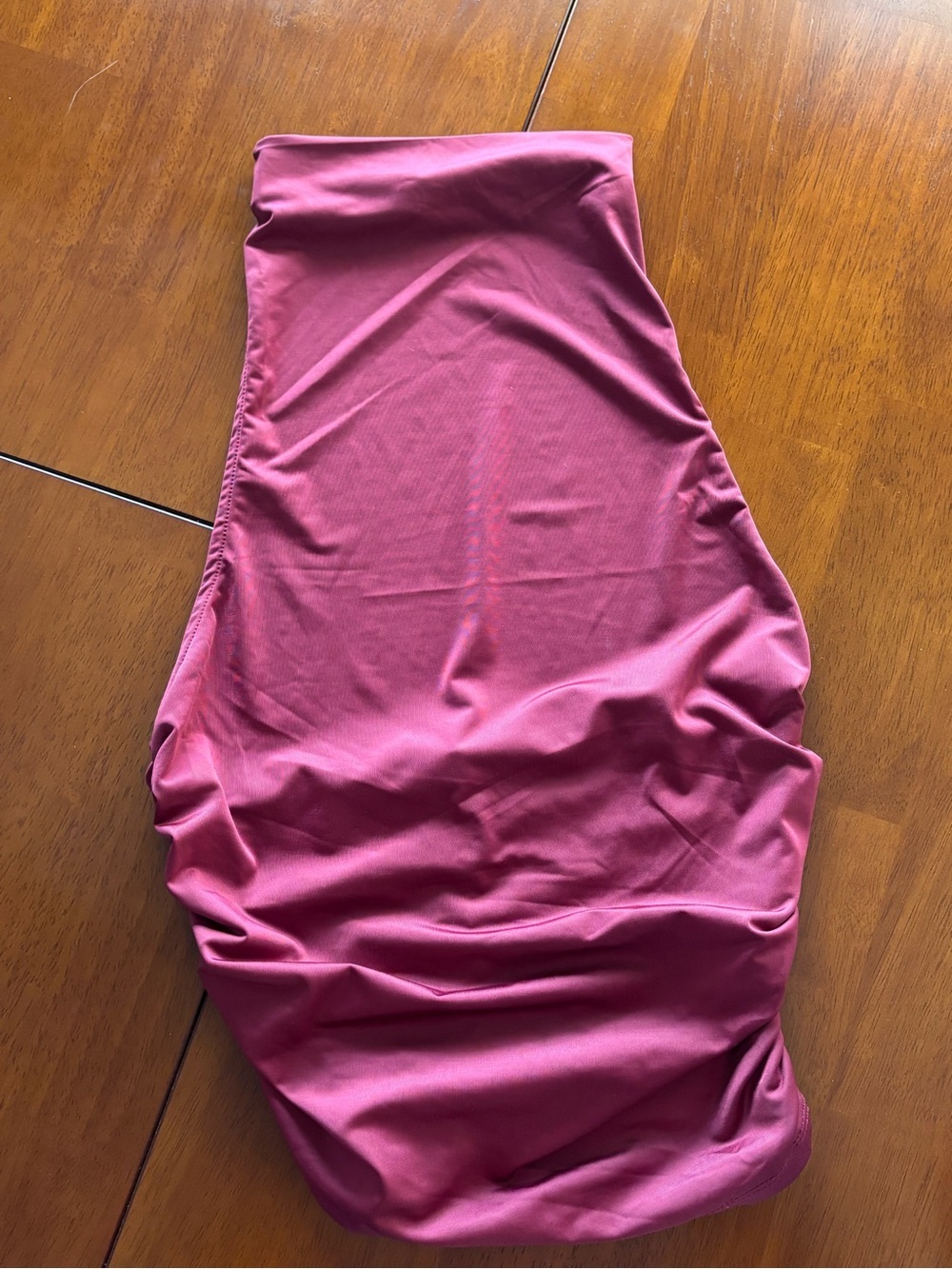Princess Polly Deep Raspberry Rouched Cowl Neck Halter Top sz 4 - Picture 6 of 10